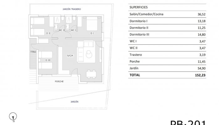 Nieuwbouw - Bungalow - San Miguel De Salinas - Pueblo