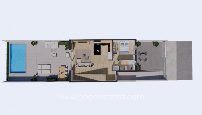 Nieuwbouw - Town House - Los Alcazares - Serena Golf