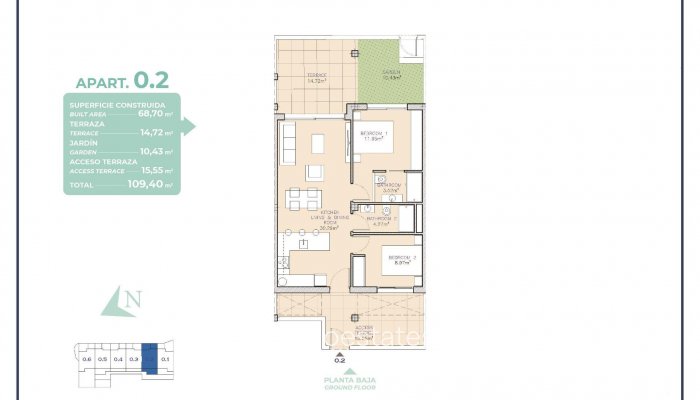Nieuwbouw - Apartment - Los Alcazares - Serena Golf