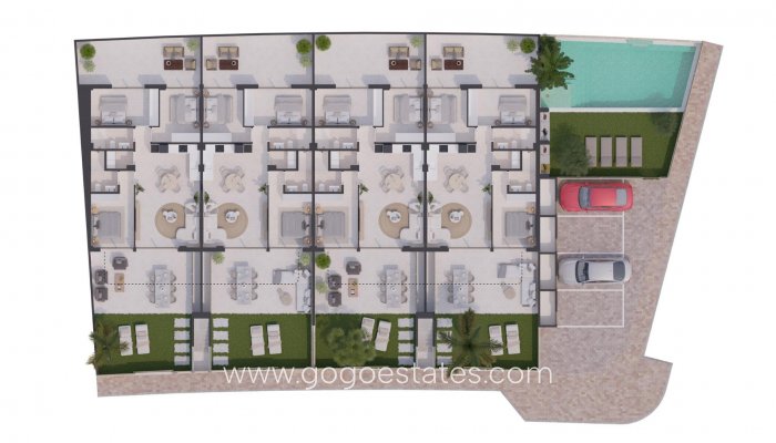 Nieuwbouw - Bungalow - San Pedro Del Pinatar - Los Cuarteros