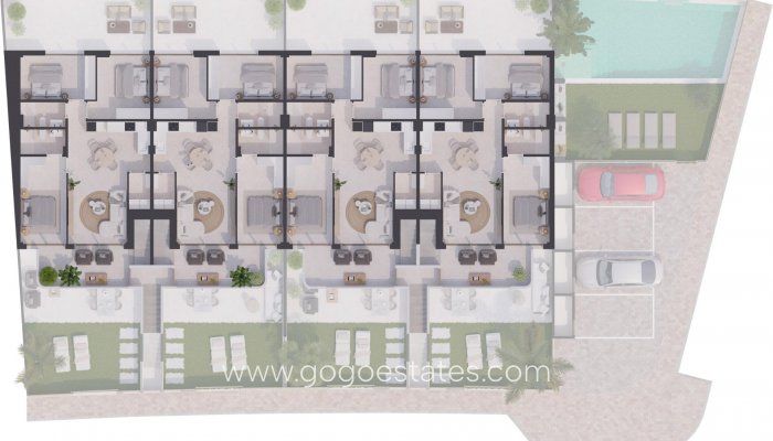 Nieuwbouw - Bungalow - San Pedro Del Pinatar - Los Cuarteros