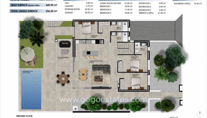 Obra Nueva - Villa / Chalet - Los Alcazares - La Serena Golf