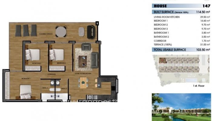 New Build - Apartment - Los Alcazares - La Serena Golf