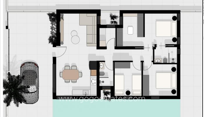 New Build - Villa - Benijofar - Urb. Monteazul
