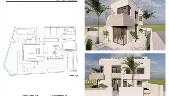 Nouvelle construction - Bungalow - Pilar De La Horadada - pueblo