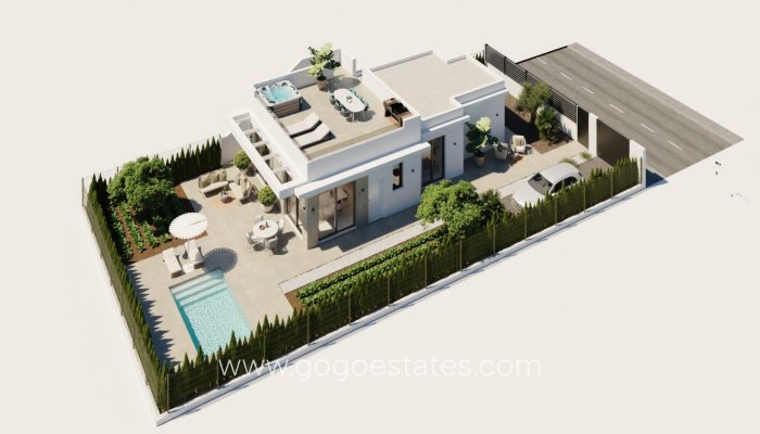 Obra Nueva - Villa / Chalet - Fuente Alamo de Murcia - Hacienda Del Álamo Golf