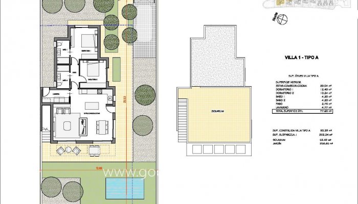 Obra Nueva - Villa / Chalet - Fuente Alamo de Murcia - Hacienda Del Álamo Golf