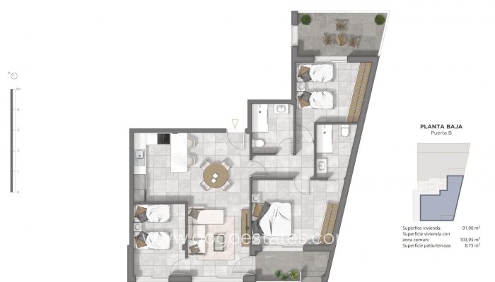 Nieuwbouw - Apartment - Guardamar del Segura - Pueblo