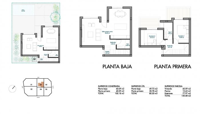 New Build - Townhouse - Torre - Pacheco - El Alba