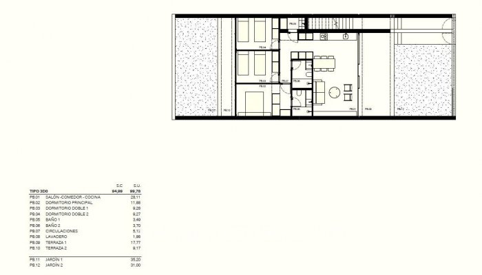 New Build - Bungalow - Torrevieja - Los Balcones