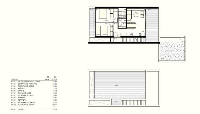 New Build - Bungalow - Torrevieja - Los Balcones
