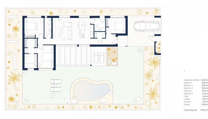 New Build - Villa - Baños y Mendigo - Altaona Golf