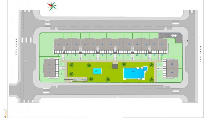 New Build - Bungalow - Pilar De La Horadada - pueblo