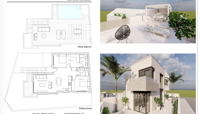 Neubouw - Bungalow - Pilar De La Horadada - pueblo