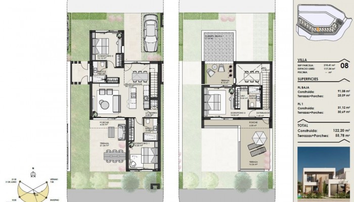 New Build - Villa - Torre - Pacheco - Santa rosalia
