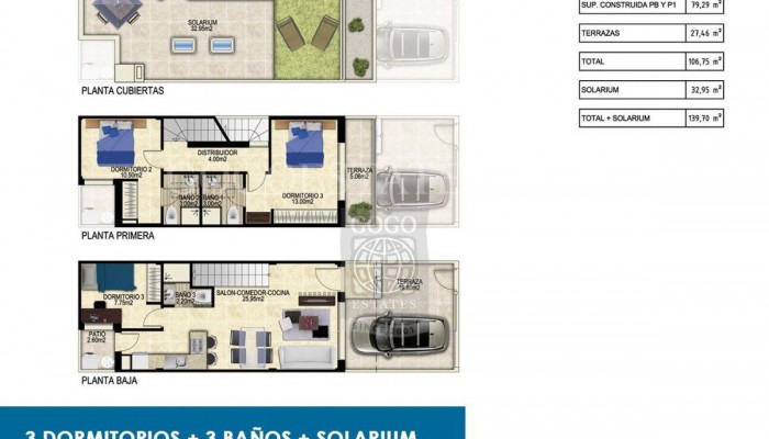 New Build - Terraced house - Orihuela Costa