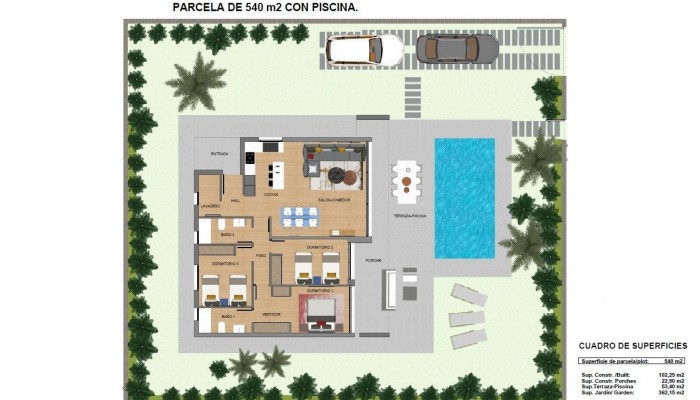 Neubouw - Villa - Archena - Urbanización coto riñales